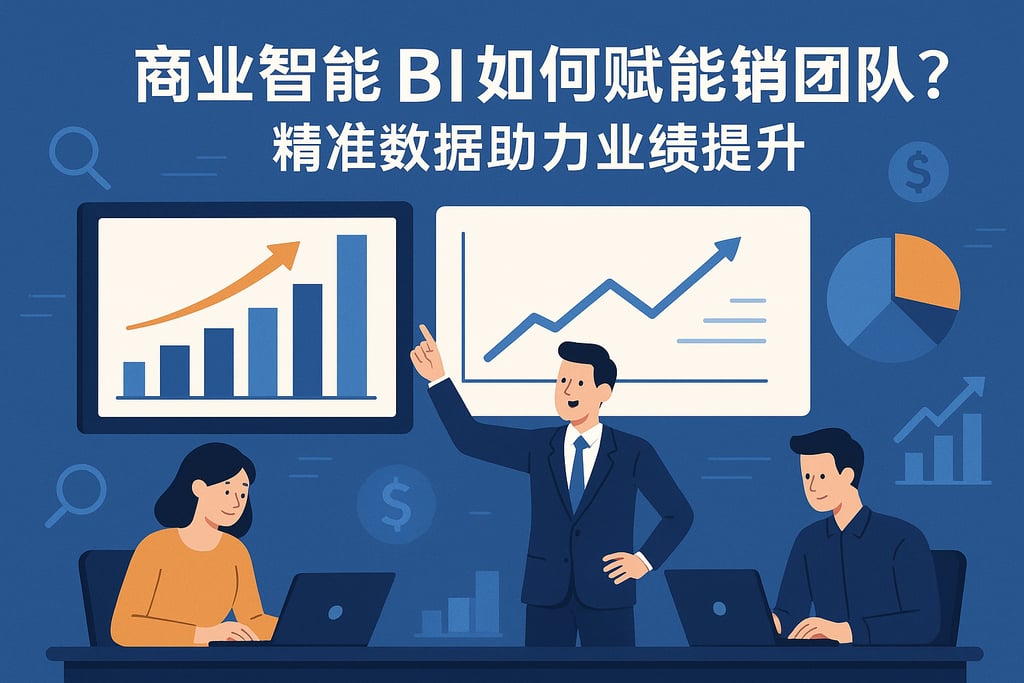 商业智能BI如何赋能销售团队？精准数据助力业绩提升"